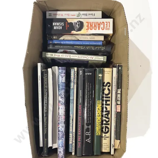 Box of Assorted Books