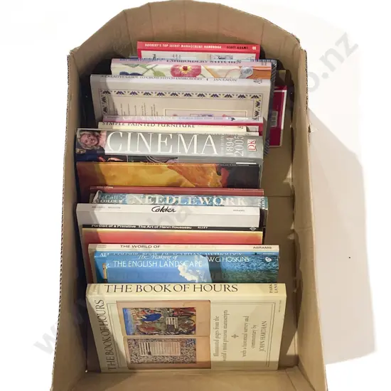 Box of Assorted Books incl Craft Reference