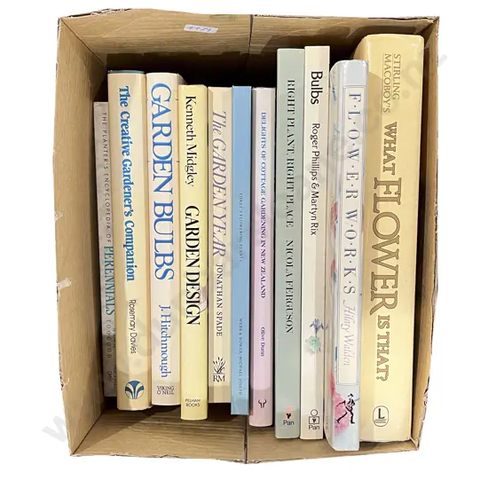 Box of Assorted Gardening Books