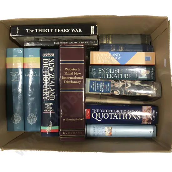 Box of Assorted Books