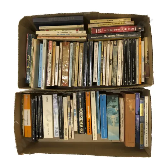 Two Boxes of Assorted Books