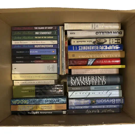 Box of Assorted Books