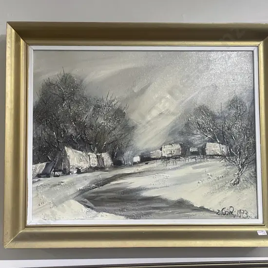 Z Gadanz - Polish Winter - Oil on Canvas