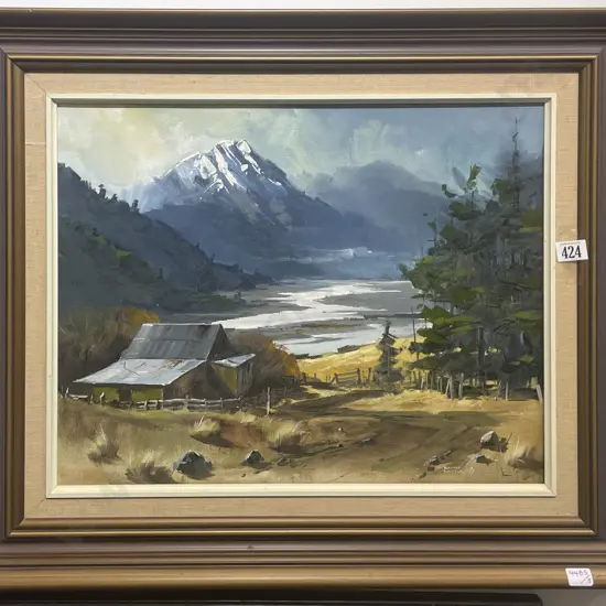 Brian Baxter - Untitled - Oil on Board