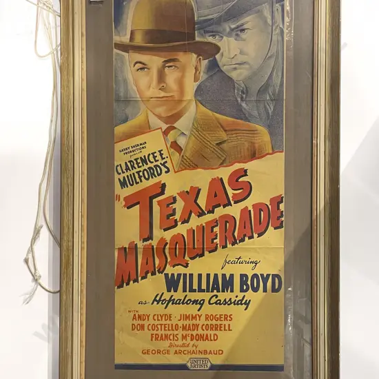 Framed Vintage Movie Poster "Texas Masquerade"