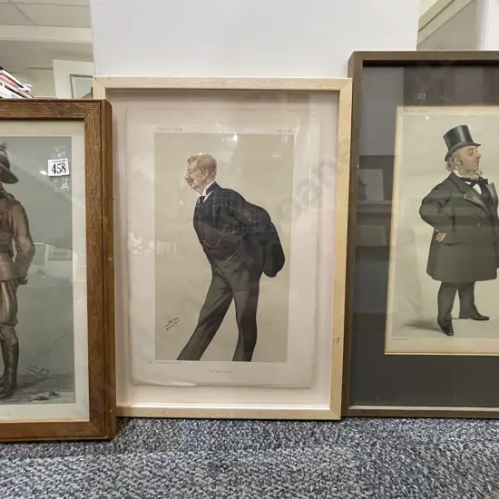 Three Vanity Fair Caricature