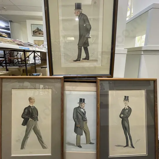 Four Vanity Fair Caricatures