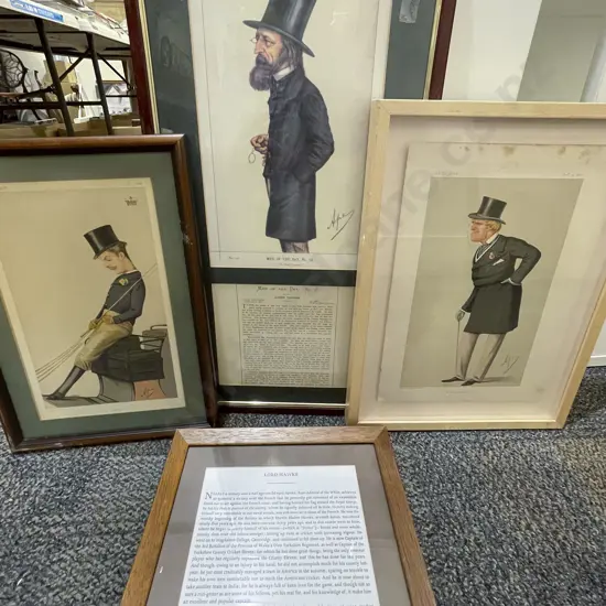 Three Vanity Fair Caricatures and Other