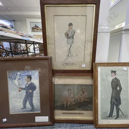 Four Vanity Fair Caricatures