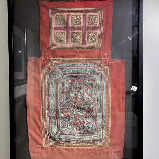 Framed Vietnamese Textile