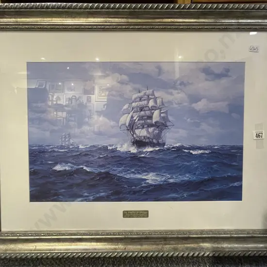 Charles W Morgan Framed Print