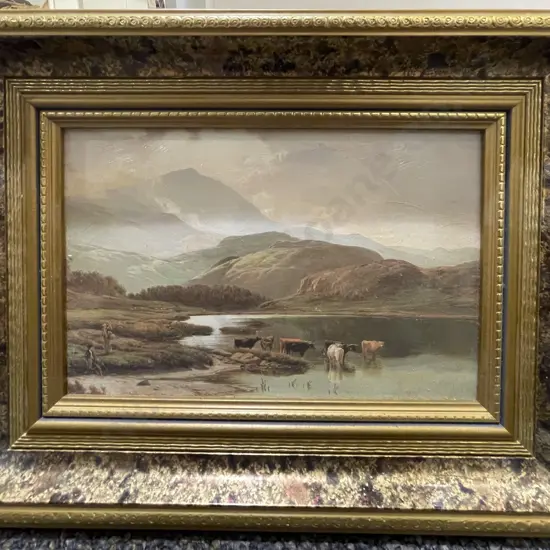 Sidney Richard Percy "Low Tarn near Coniston" Textured Print