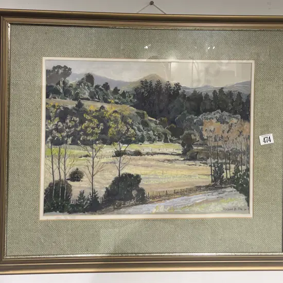 Richard.B.Pike Landscape Pastel