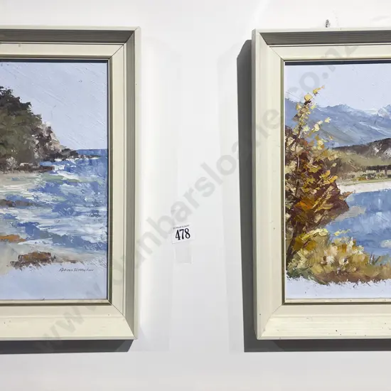 Pair of Oil Works by Robena Templeton
