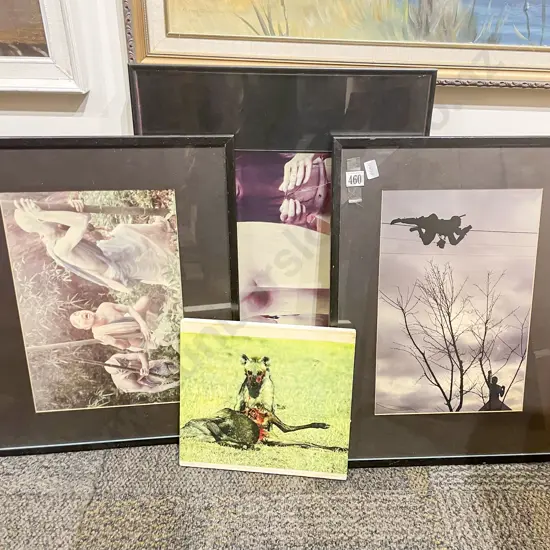 Three Assorted Photographic Works Together With Other