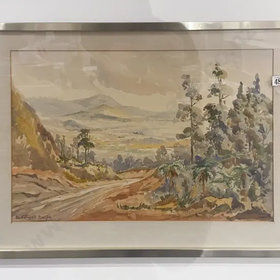 B.Delph "Bryndrwyn Range" Watercolour *PHOTO CHANGE