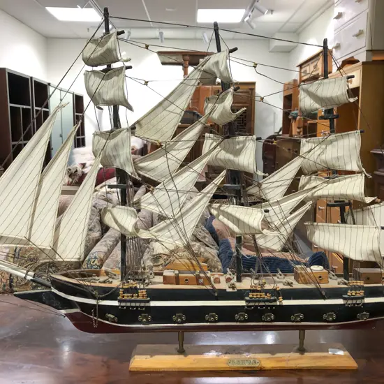 Model Ship of the "USS Constitution 1798"
