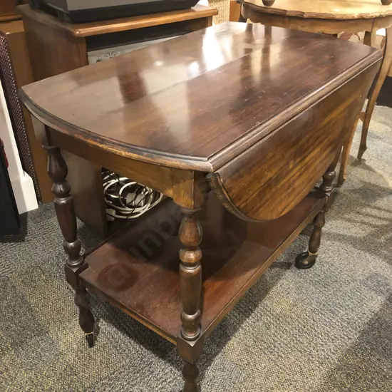 Drop Side Two Tier Tea Trolley