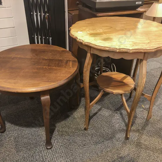 Mahogany Centre Table together with Coffee Table