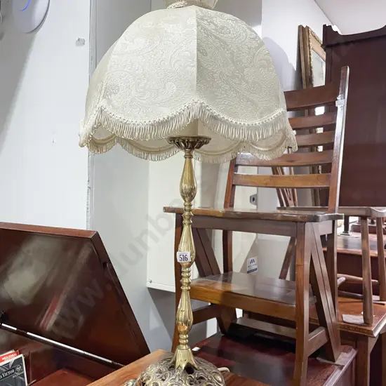 Heavy Brass Table Lamp
