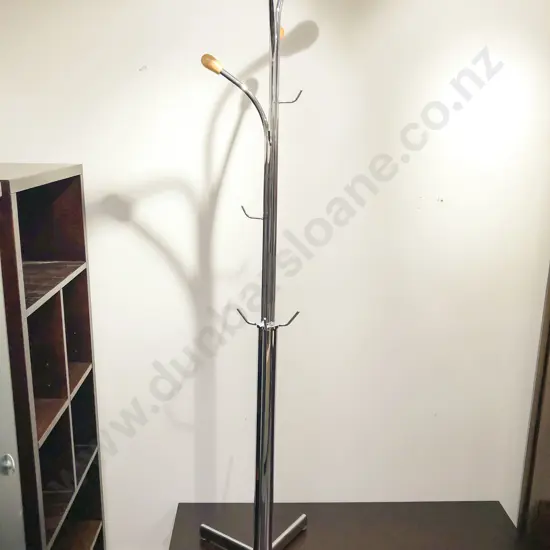 Modern Chrome Coat Rack