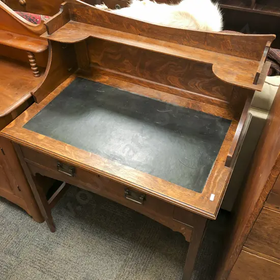 Arts and Crafts Oak Desk
