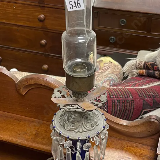 Decorative Electrified Kerosene Lamp