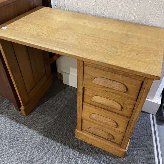 Small Proportion Oak Desk