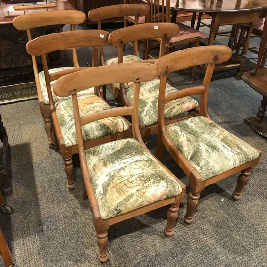 Set of Six Teak Dining Chairs