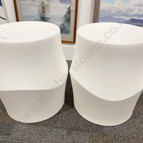 A Pair of Chuckle Brian Steendyk Designed Stools