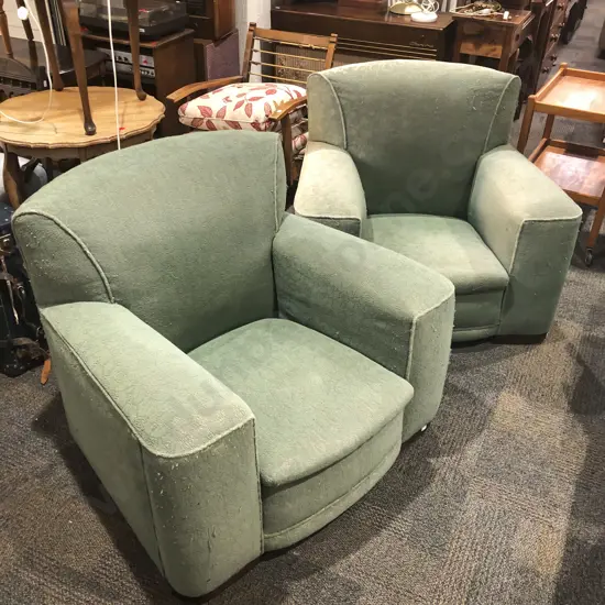 Pair of Upholstered Armchairs