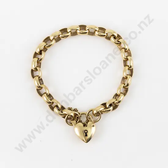 9ct Trace Link Bracelet