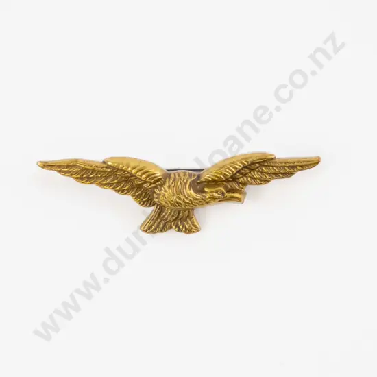 British RAF WW2 Pathfinder Brass Cap Badge