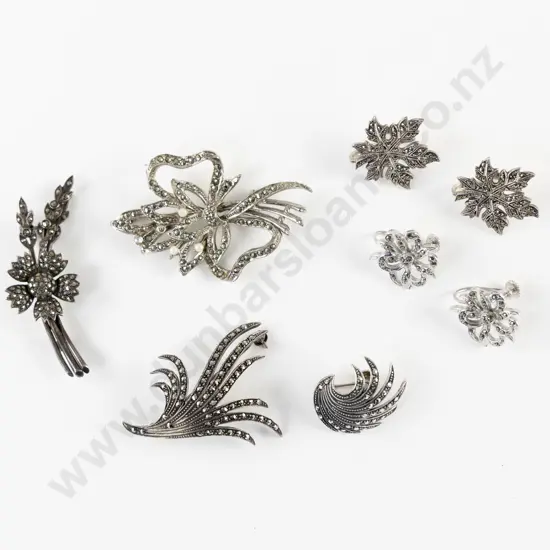 Collection of S/S Marcasite Jewellery