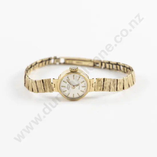 Rotary All 9ct Ladies Wrist Watch