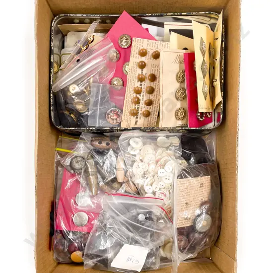 Vintage Collection of Assorted Buttons