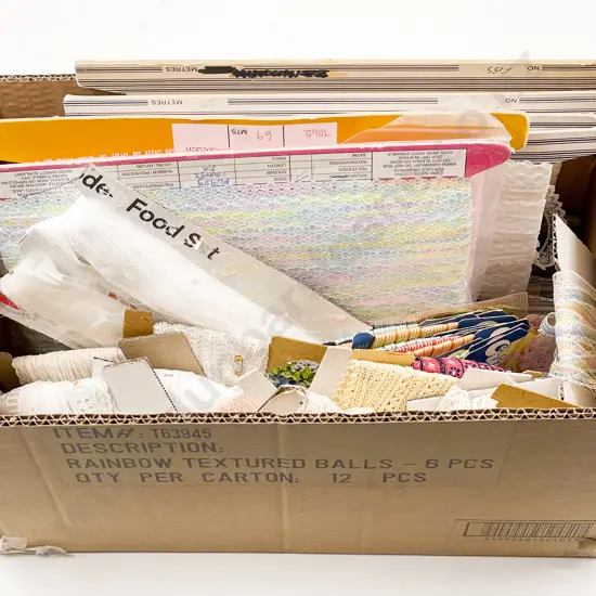 Vintage Carded Lengths of Lace and Trim/Braids