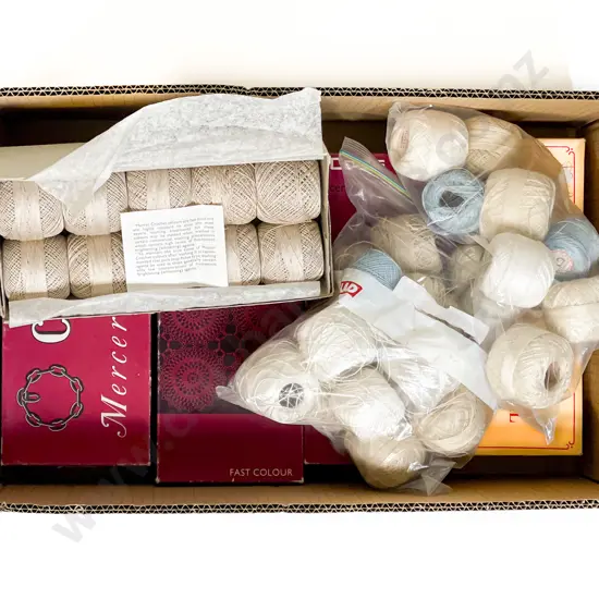 Qty Various Coats Crochet Cottons