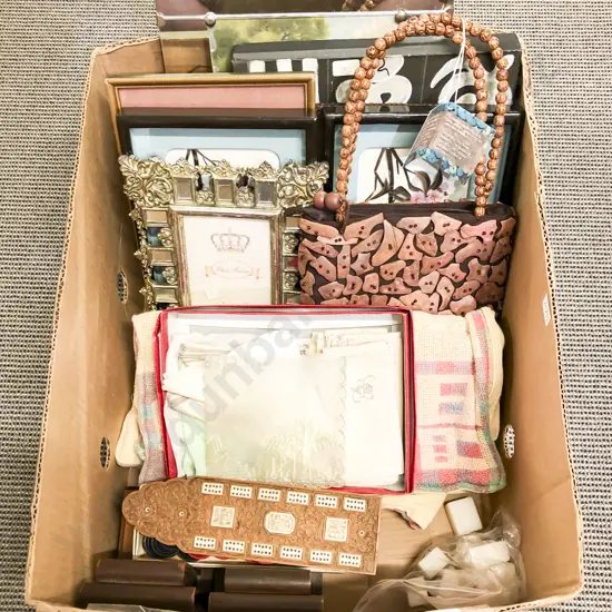 Box of Assorted incl Book Ends