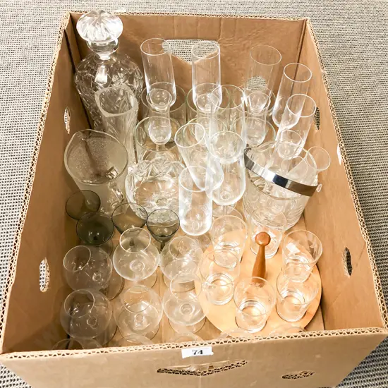 Quantity of Assorted Crystal & Glassware incl Decanter