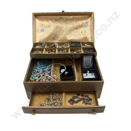 Quantity of Assorted Costume Jewellery in Jewellery Box