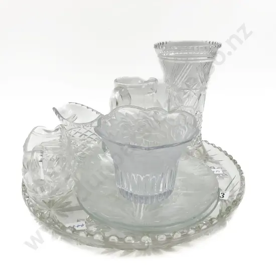 Qty of Assorted Crystal and Glassware