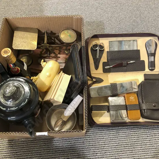 Box of Quantity of Assorted Vintage incl Scales