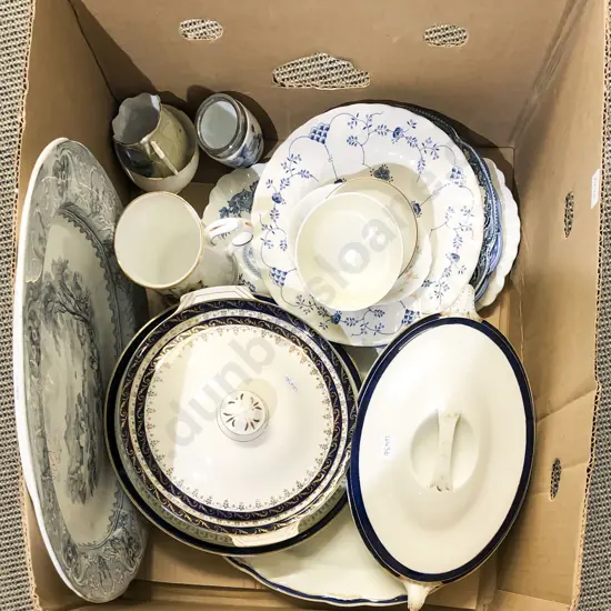 Box of Assorted China