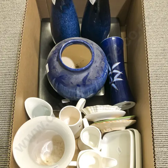 Box Quantity of Assorted Vases etc