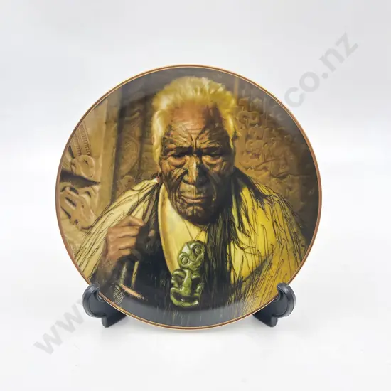 Temuka Charles F. Goldie Comm. Plate "Wharekauri Tahuna"