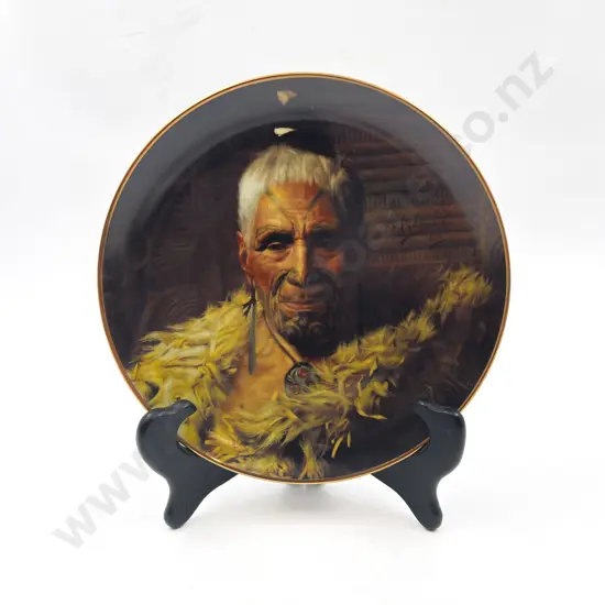 Temuka Charles F. Goldie Comm. Plate "Perema Te Pahau"