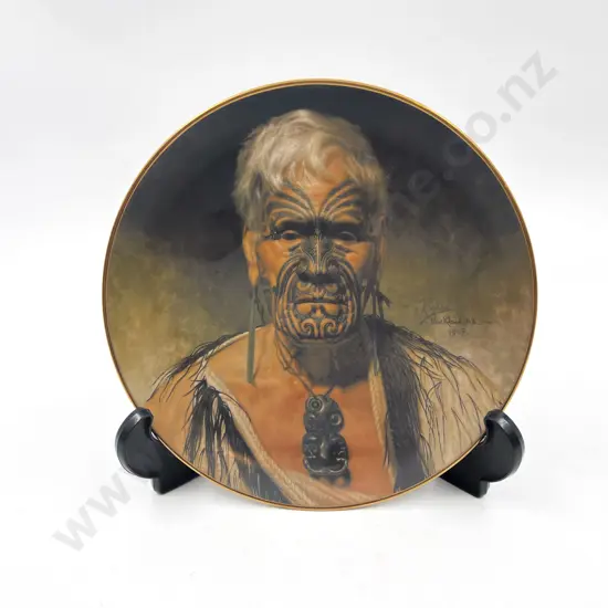 Temuka Charles F. Goldie Comm. Plate "Te Aho"