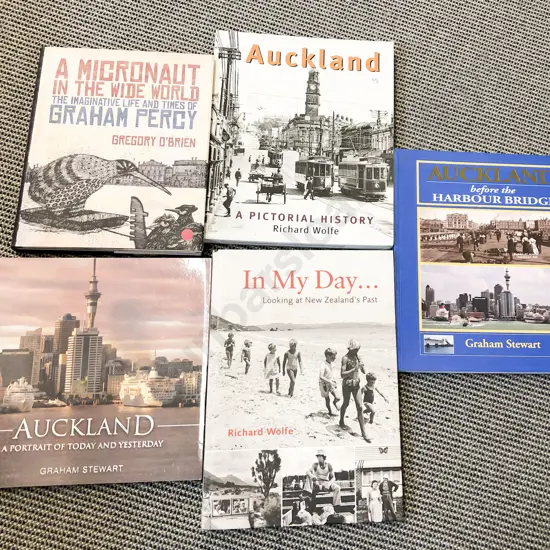 Five NZ Pictorial Regional Books