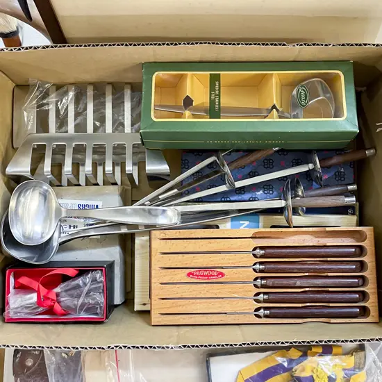 Quantity of Boxed Cutlery etc